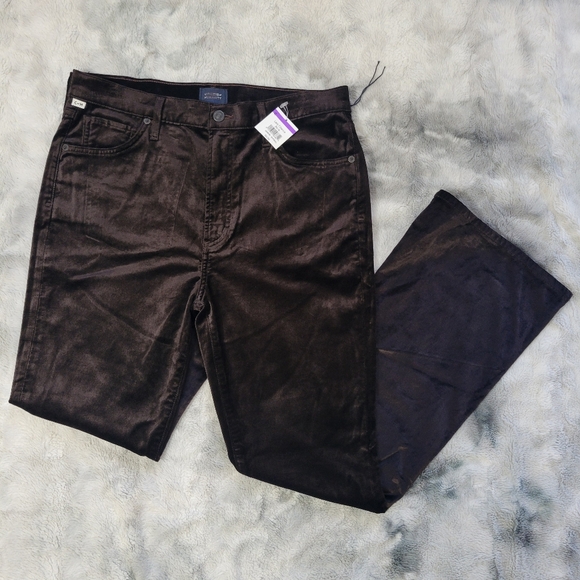 Citizens Of Humanity Pants - New Citizens Of Humanity Lilah Made In USA Velvet Flare Leg Pants